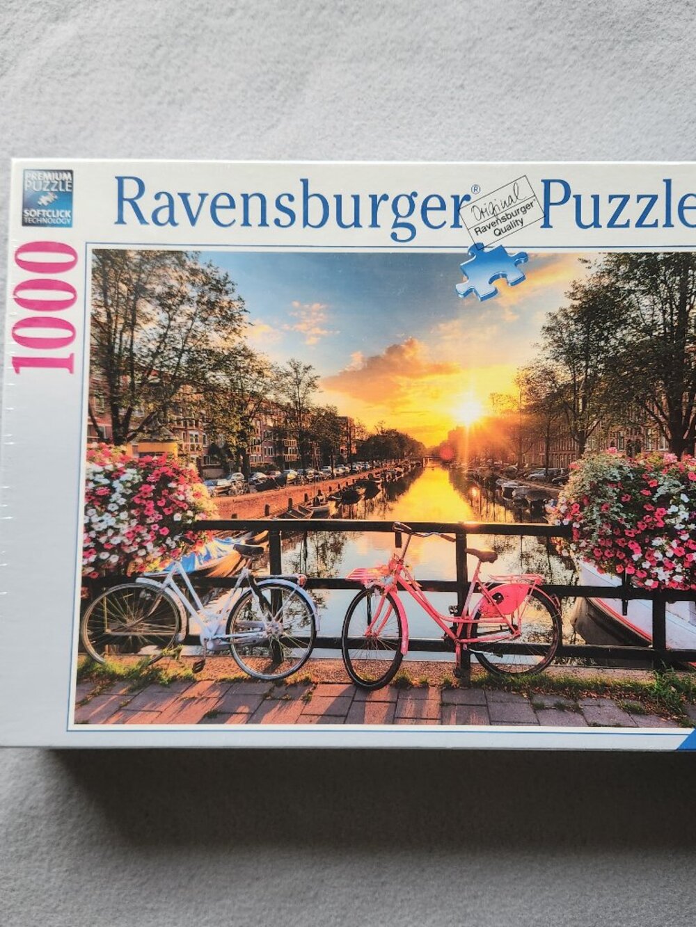 Ravensburger Bicycles in Amsterdam 1000 Piece Jigsaw Puzzle New Sealed